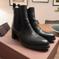 Stivaletti neri pelle FRAU