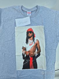 Supreme x PlaybpyCarti Photo Tee Gray Taglia M