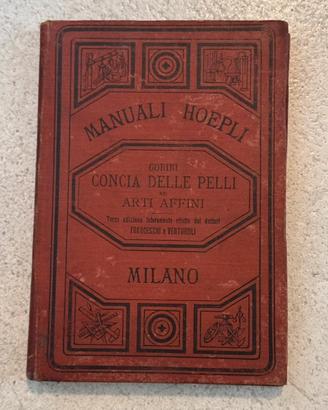 Manuale Hoepli - Concia delle pelli