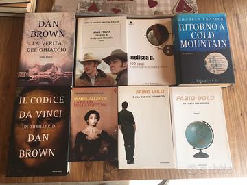 Libri vari generi 4 x 10 euro