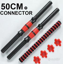 Kit manubri pesi palestra bodybuilding