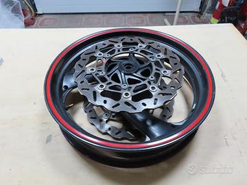 yamaha cerchio ant + post + casco dischi seminuovi