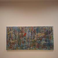 The mystery on the other side, acrylic, 140×70×4cm