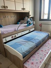 CAMERETTA BAMBINI CON SCRIVANIA