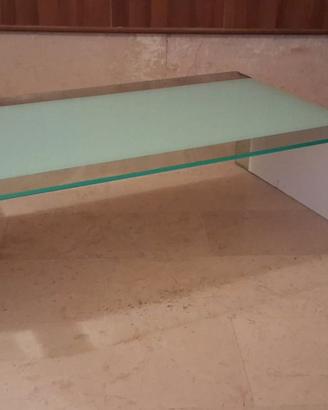 Tavolino da salotto di vetro