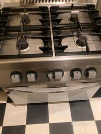 zanussi 4 fuochi cucina a gas con forno
