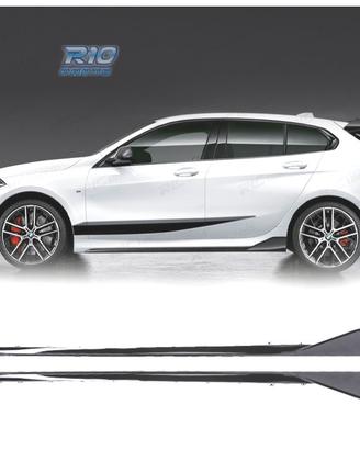 PROFILI LATERALI BMW F40 19- LOOK 135I NERO OPACO