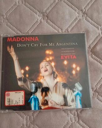 CD Don't Cry For Me Argentina Madonna 