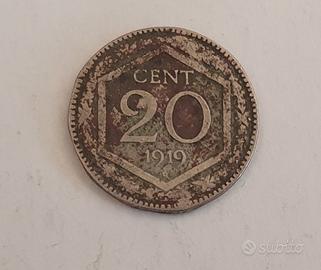 Moneta 20 centesimi 1919