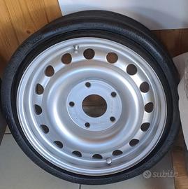 Ruota di scorta collassabile Porsche 15 pollici