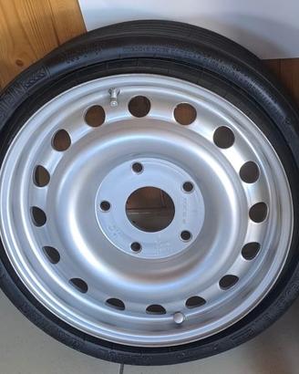Ruota di scorta collassabile Porsche 15 pollici