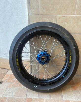 cerchio excel yz 125 con gomma slik