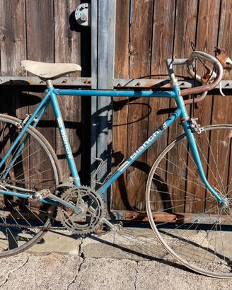 Bicicletta vintage bianchi