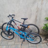 Biciclette dechatlon bambino da 20 e 24 pollici.