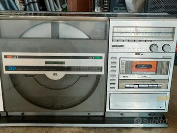 SHARP VZ-3000 vintage  dischi  cassette e radio