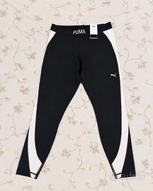Leggings sportivi Puma neri e bianchi - Taglia L