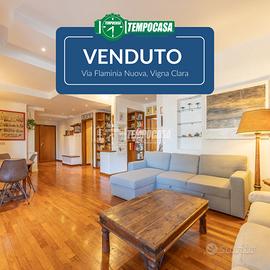 5 locali, con ampio terrazzo, Via Flaminia Nuova,