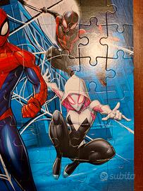 Puzzle 60 pezzi Marvel Spider-Man e ragno-alleati