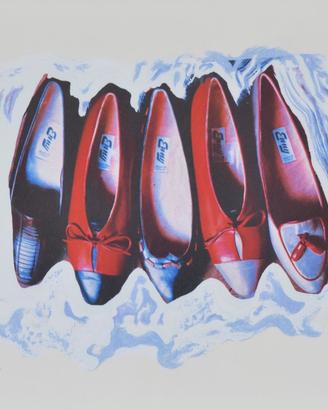 SCHIFANO Serigrafia e collage con certif. autentic