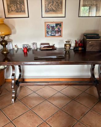 Tavolo fratino antico legno scrivania da centro