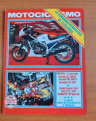 Motociclismo 1982 xl 500 r dr 500 s xt 550 v65 etz