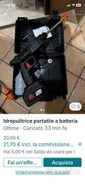 Idropulitrice portatile