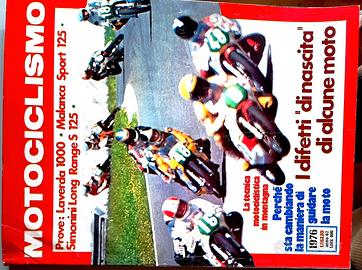 Vecchie Riviste MOTOCICLISMO anno 1976. 2°semestre