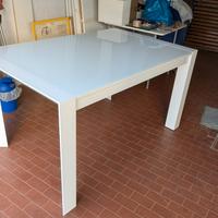 Tavolo da pranzo bianco allungabile Wood Mondo con