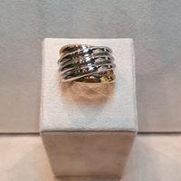 Anello fascia tre ori