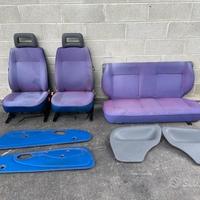Sedili Fiat 600 2000 viola chiaro/blu