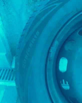 Gomme estive piu cerchi in lamiera