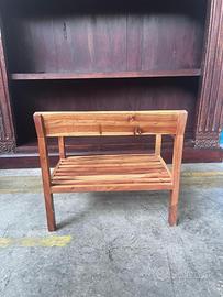 Panca Porta Scarpe/Borse in Legno Massello