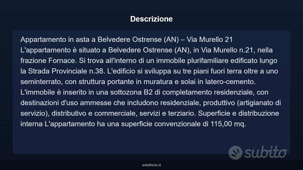 Appartamento – Belvedere Ostrense, Ancona - Altro