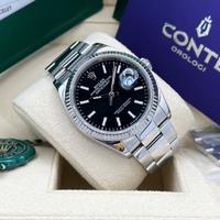 ⚫️ROLEX DATEJUST 36 126234 BLACK DIAL REF.126234