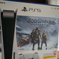 Ps5 Disc standard NUOVA ssd GOD of WAR