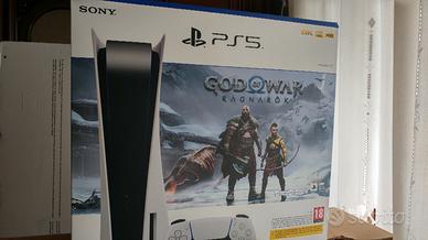 Ps5 Disc standard NUOVA ssd GOD of WAR