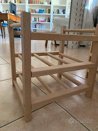 Portabottiglie legno