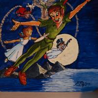 quadretto per cameretta bambini su compensato misu