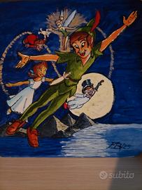 quadretto per cameretta bambini su compensato misu