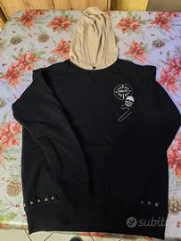 felpa sisley con cappuccio 