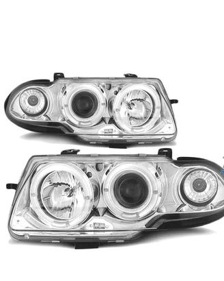 FARI OCCHI ANGEL OPEL ASTRA F 91-94 CROMATI