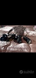 Nikon reflex macchina fotografica obiettivo flash