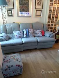 divano in vera pelle