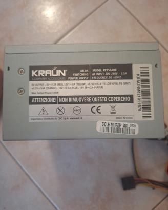 Alimentatore KRAUN 400w non testato