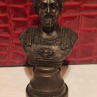 Statuetta imperatore romano Marco Aurelio 