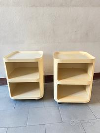 Coppia Comodini Kartell - Anna Castelli - 70s