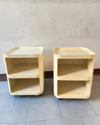 Coppia Comodini Kartell - Anna Castelli - 70s