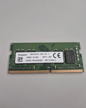 Ram 8GB ddr4 Kingston