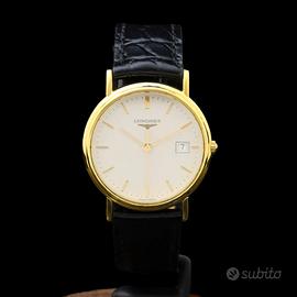Longines Date 18 kt gold 34mm cal L 156.4 serviced