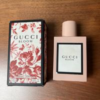 Bottiglia vuota  compl. di scatola profumo Gucci
